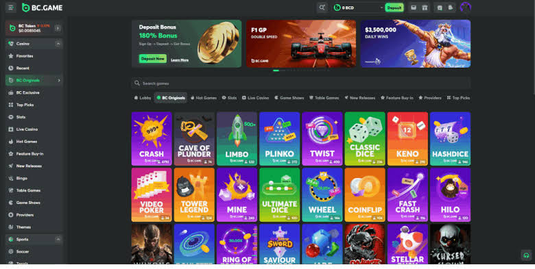 BC.Game Online Casino Your Gateway to Exciting Gambling Activities